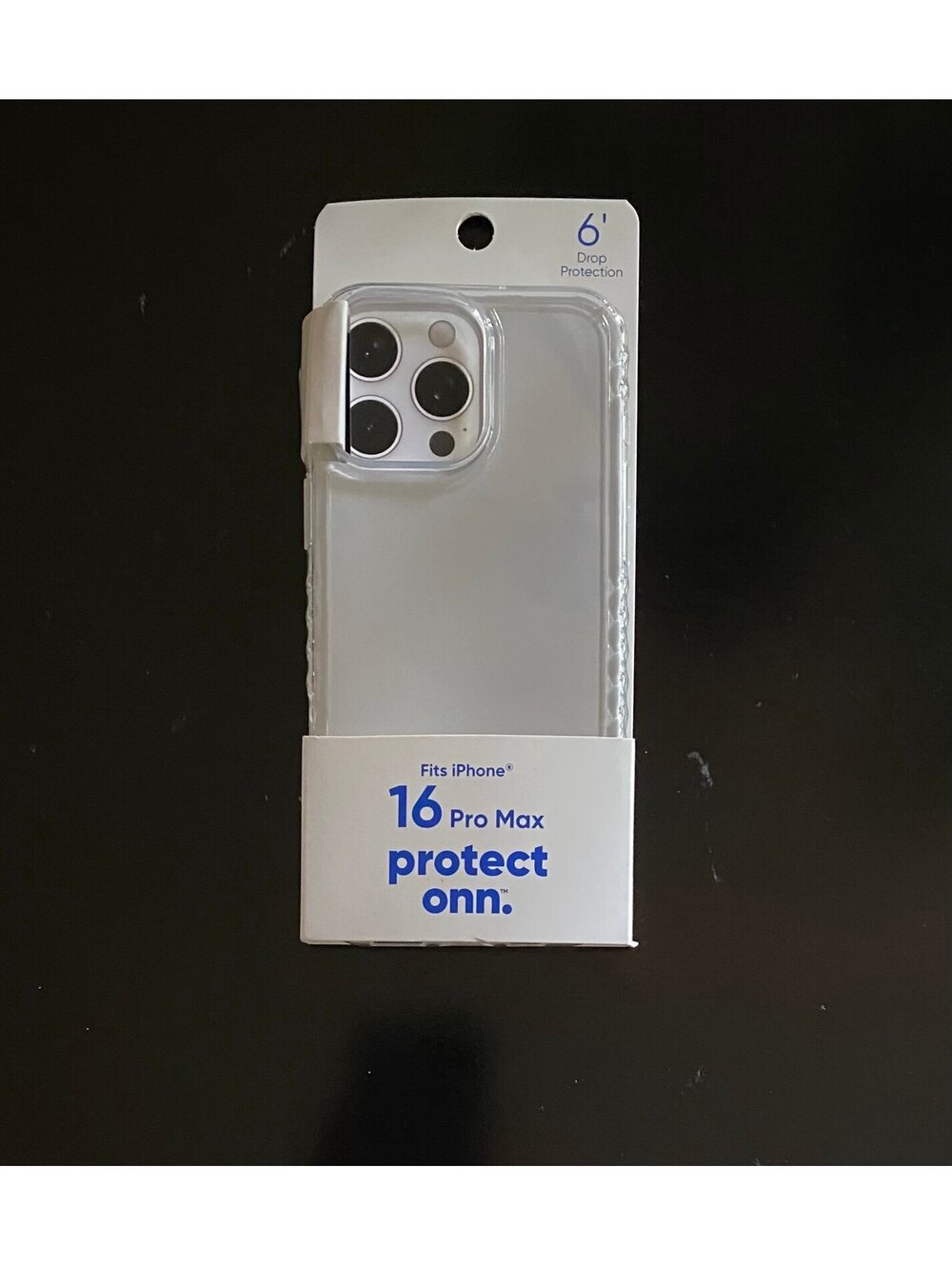 Onn Case for iPhone 16 Pro Max Clear